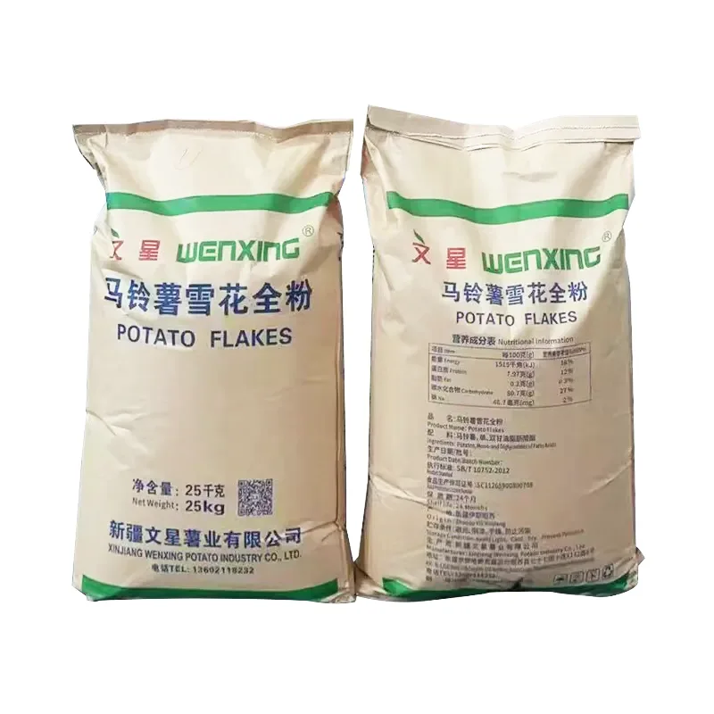 Vegetarisk kød analog snefnug kartoffelmel